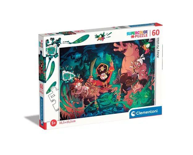 Puzzle 60 piese Clementoni Ahoy Pirates