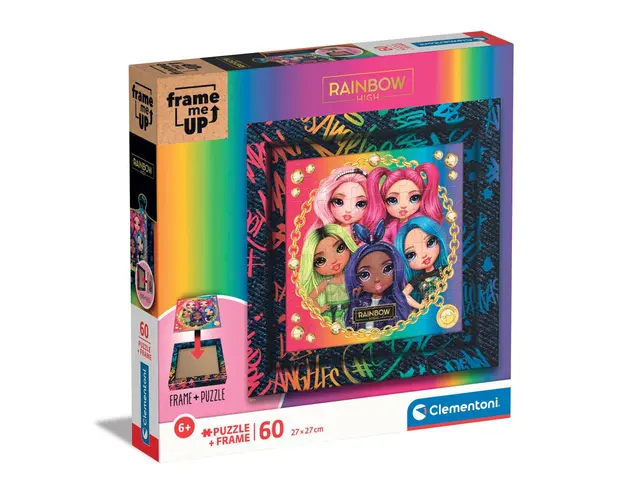 Puzzle 60 piese Clementoni Frame Me Up Rainbow High