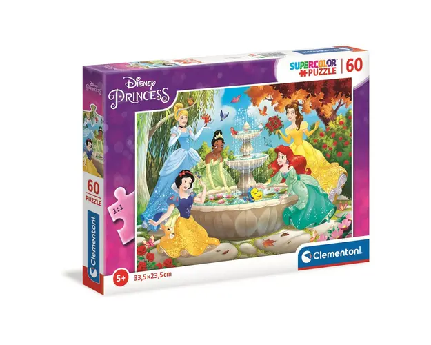 Puzzle 60 piese Clementoni Supercolor Disney Princess 26064