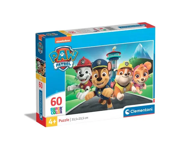 Puzzle 60 piese Clementoni Supercolor Paw Patrol 26114