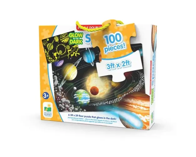 Puzzle care straluceste in intuneric The Learning Journey Spatiu