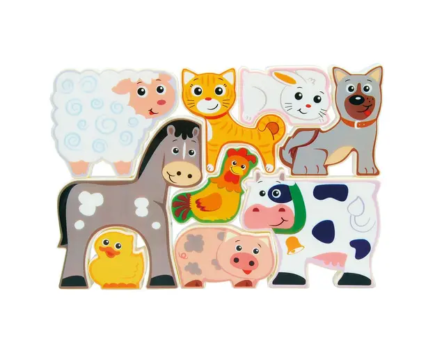 Puzzle cu animale de ferma Play Go Farm House