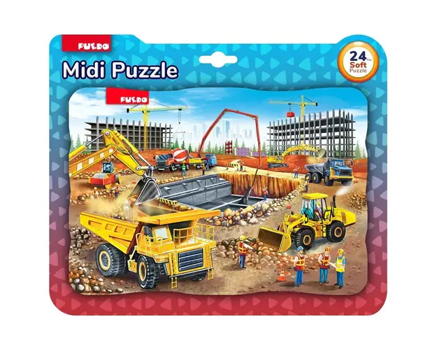 Puzzle cu piese moi Imagini Puedo 24 piese