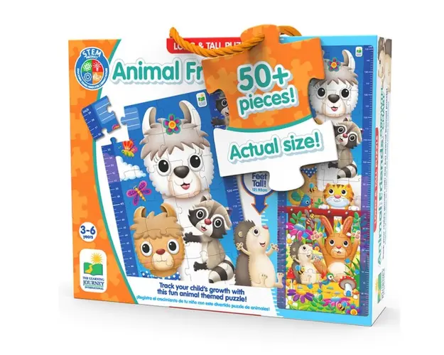 Puzzle de podea The Learning Journey Animalute Prietenoase