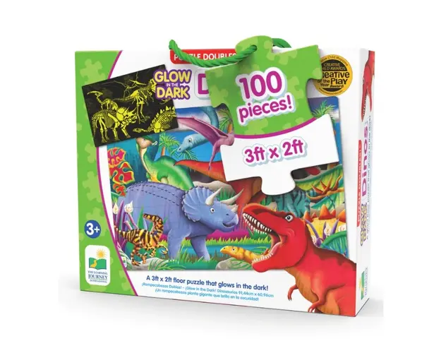 Puzzle Straluceste in intuneric The Learning Journey Dinozauri