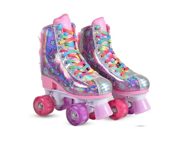 Role reglabile Byox Unicorn Pink Purple S 31-34