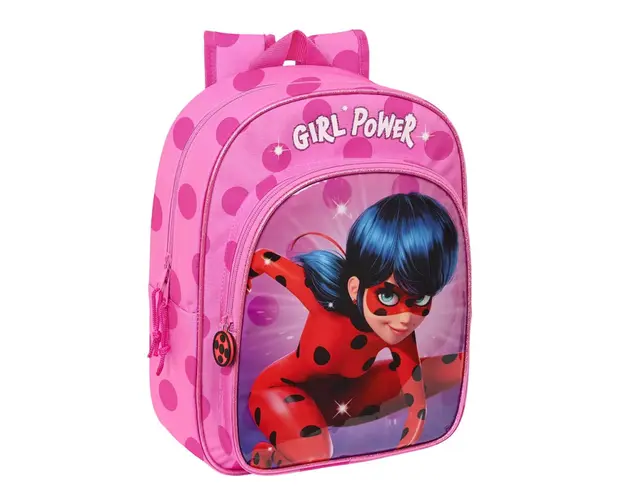 Rucsac clasa 0 Ladybug Girl Power 26x11x34 cm