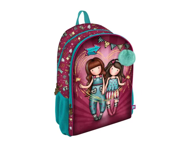 Rucsac cu 2 compartimente adaptabil la troler Santoro Gorjuss Fireworks