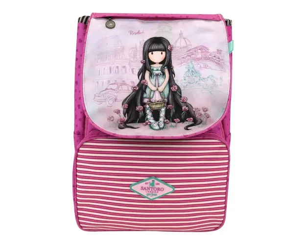 Rucsac cu clapeta Gorjuss Cityscape Rosebud