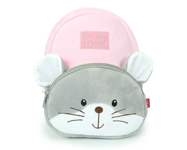 Rucsac de plus cu buzunar Soricel 21 cm