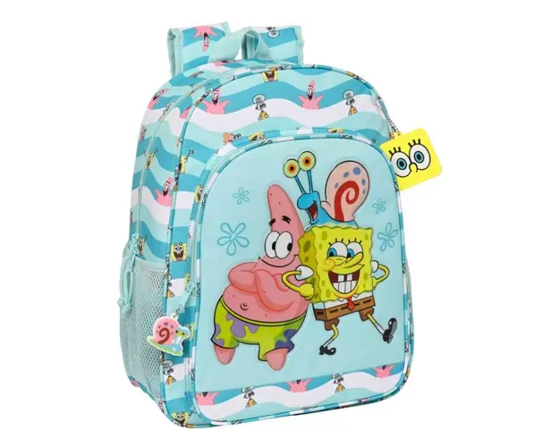 Rucsac scoala clasa I-II Sponge Bob Stay Positive 33x42x14 cm