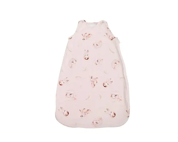 Sac de dormit de vara bebe 95 cm ocru iepure