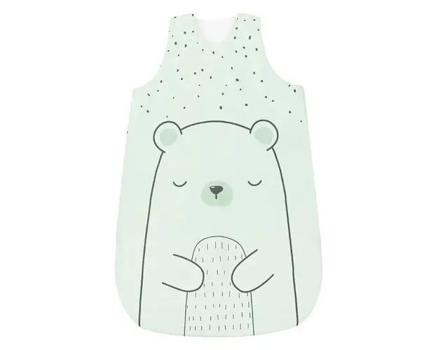 Sac de dormit pentru bebelusi Kikka Bear With Me 90 cm 6-18 luni Mint