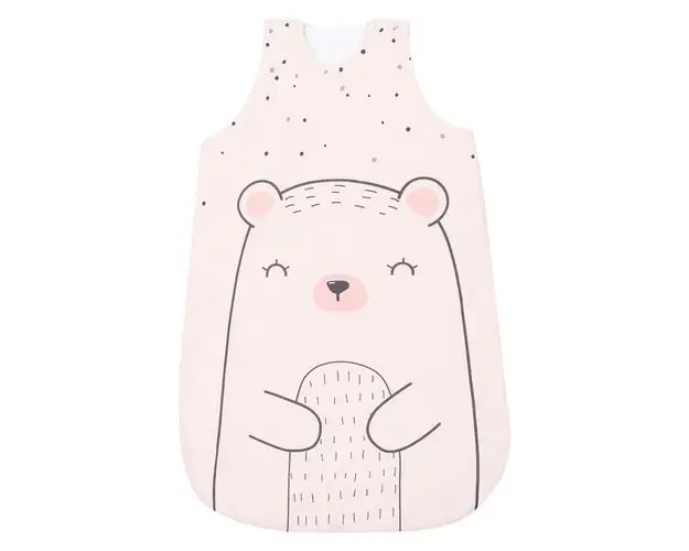 Sac de dormit pentru bebelusi Kikka Bear With Me 90 cm 6-18 luni Pink