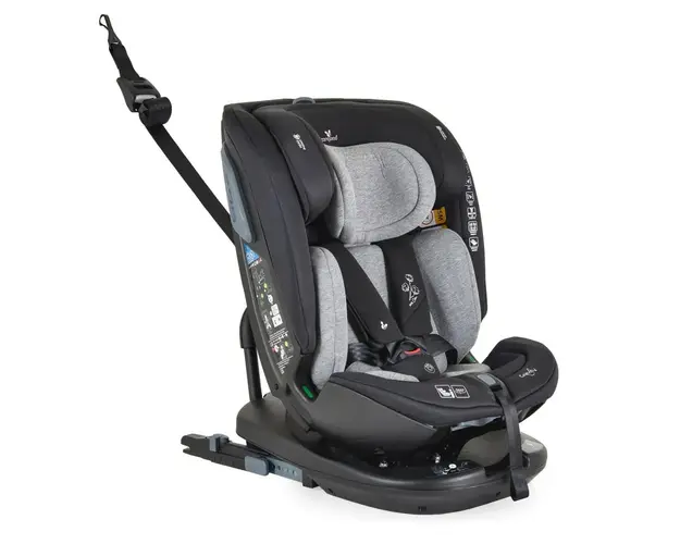 Scaun auto cu isofix Cangaroo I-Size Gravity 360 grade (40-150 cm) Gri