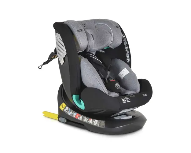 Scaun auto cu isofix Moni Quill I-Size (40-150 cm) 360 2024 Gri