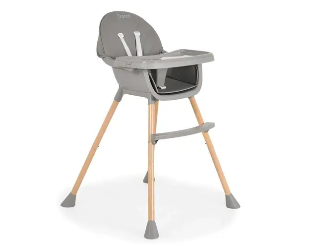 Scaun de masa 2 in 1 Moni Donut Grey
