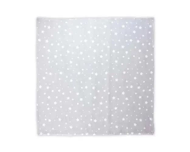 Scutec muselina Lorelli Nappy 80 x 80 cm Grey Stars