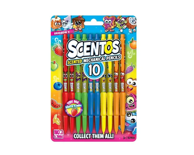 Set 10 creioane mecanice parfumate Scentos 42950