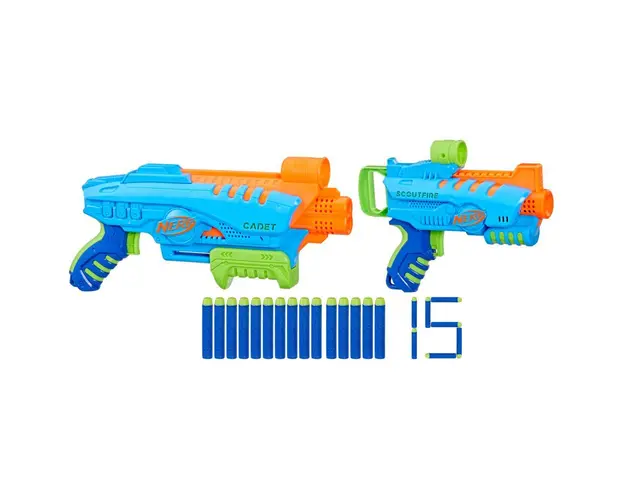 Set 2 blastere Hasbro Nerf Elite Junior Starter Pack