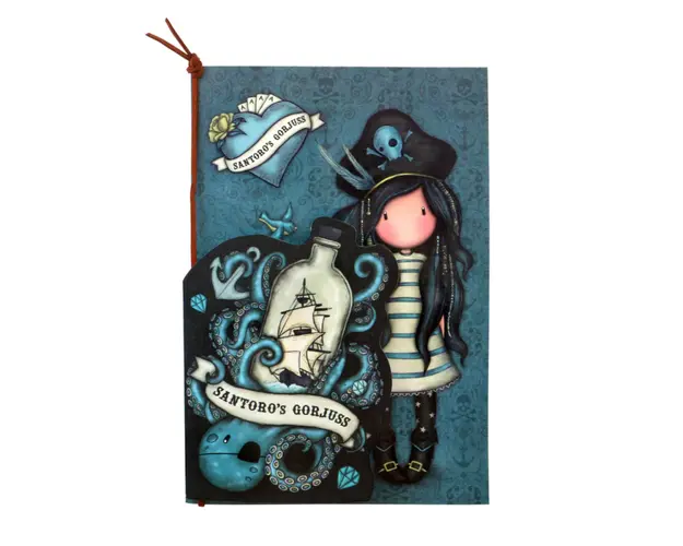 Set 2 carnetele cusute Gorjuss Black Pearl