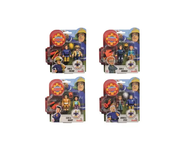 Set 2 figurine Sam Pompierul III