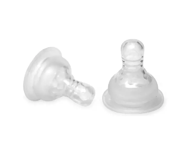 Set 2 tetine anticolici din silicon pentru biberoane Lorelli Baby Care