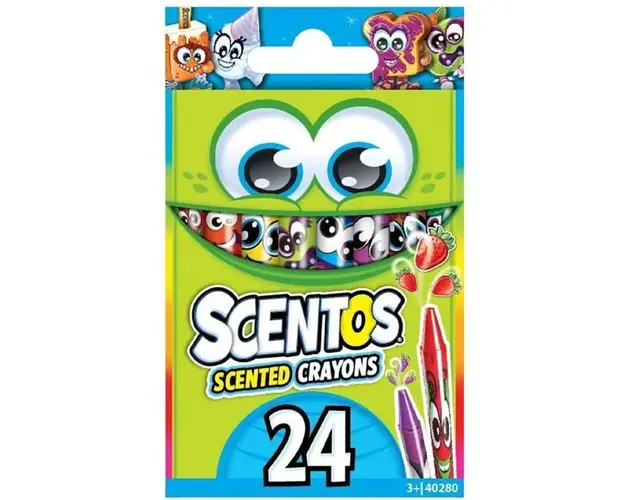 Set 24 creioane cerate parfumate Scentos