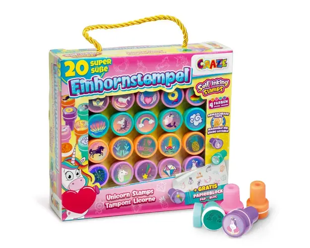 Set 20 stampile Craze cu Unicorni