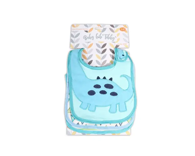 Set 3 bavete din bumbac Cangaroo Tibby Blue