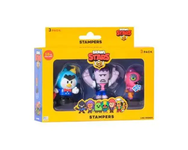 Set 3 figurine cu stampile PMI Brawl Stars