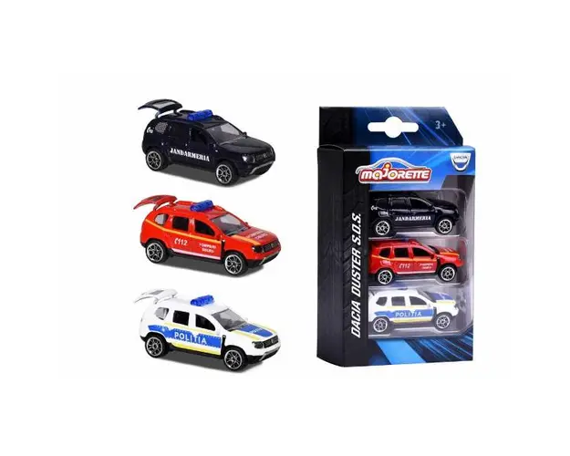 Set 3 masinute Dacia Duster SOS