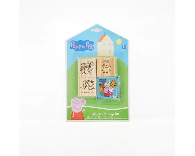 Set 3 stampile lemn Peppa Pig 85-0033