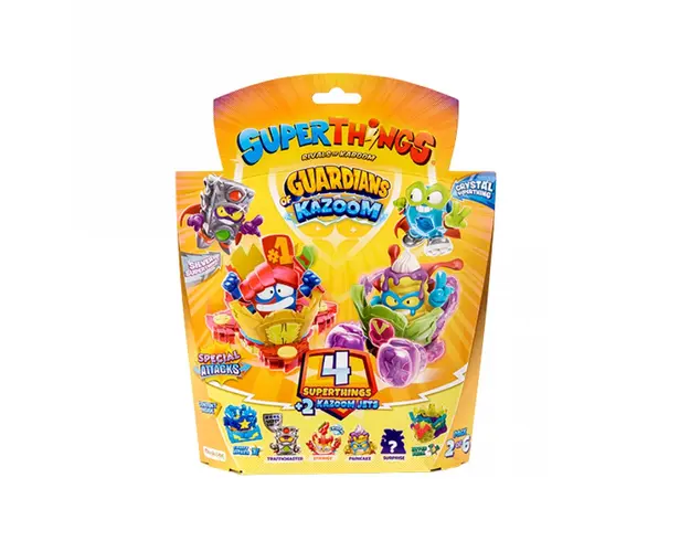Set 4 figurine cu accesorii Superthings Guardians Of Kazoom