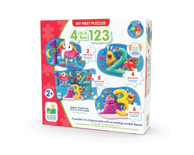 Set 4 puzzle-uri The Learning Journey 123