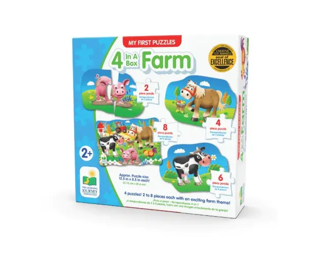 Set 4 puzzle-uri The Learning Journey Ferma