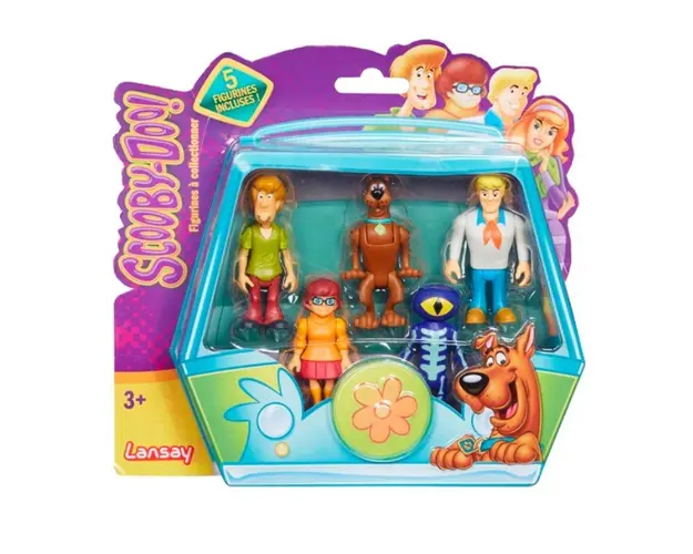 Set 5 figurine Scooby-Doo! 7 cm