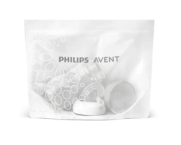 Set 5 pungi de sterilizare la microunde Avent 125 ml