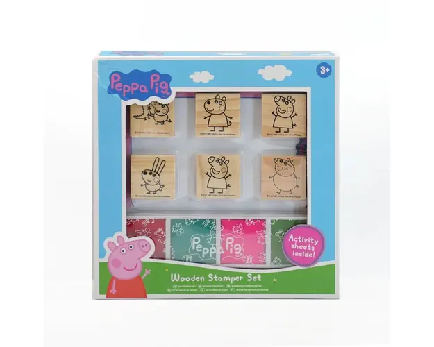 Set 6 stampile lemn Peppa Pig 85-0026