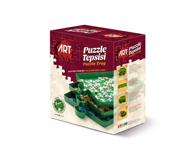Set 6 tavite pentru sortare puzzle Art Puzzle