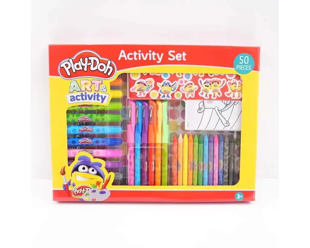 Set activitati de desenat Grafix Play-Doh 50 piese