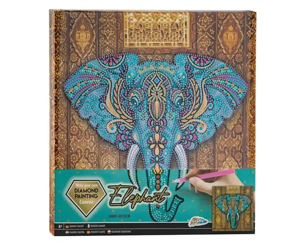 Set creatie tablou cu diamante Grafix Diamond Painting 30x30 cm