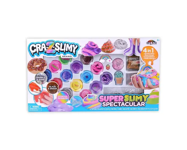 Set creativ cu slime CrazArt Cra-Z-Slimy Super Slimy Spectacular 60063