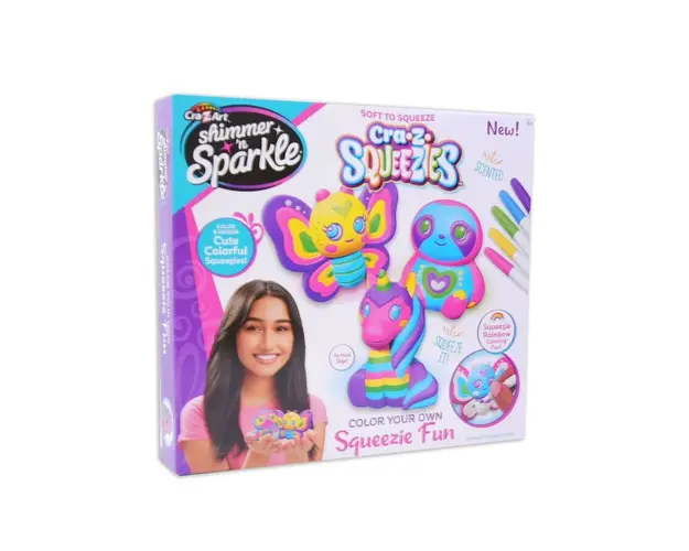 Set creativ figurine moi de colorat CrazArt Cra-Z-Squeezies Squeezie Fun 65586