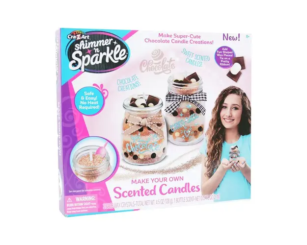 Set Creativ Lumanari parfumate Ciocolata CrazArt Chocolate Candle Creations 17969