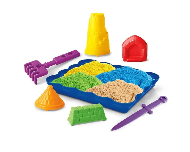Set creativ produse patiserie nisip kinetic CrazArt Cra-Z-Sand Sand Castle 19667