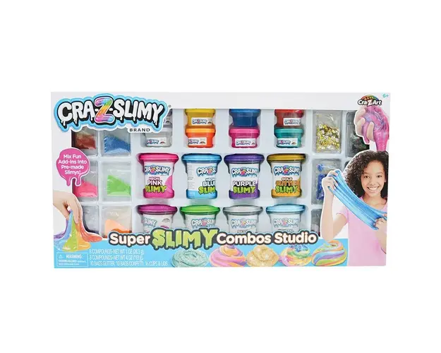 Set creativ Studio Combo cu Slime CrazArt Cra-Z-Slimy Super Slimy Combos Studio 19401