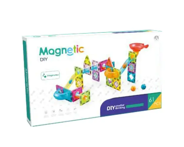Set de constructie cu magneti si bile 61 piese