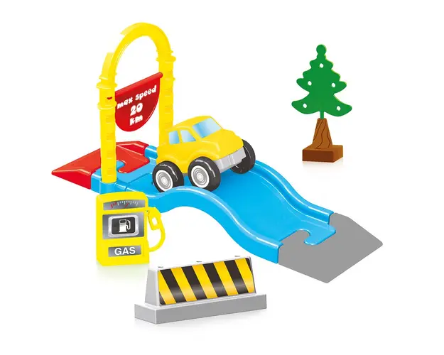 Set de constructie Dolu Road 50 piese