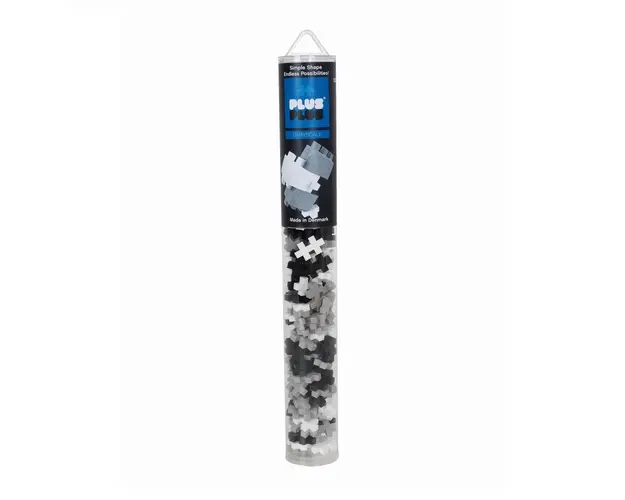Set de constructie Plus Plus Tonuri de Gri 100 Piese Tub